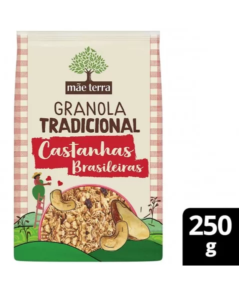 Granola Tradicional Castanhas Brasileiras - MÃE TERRA - 250g