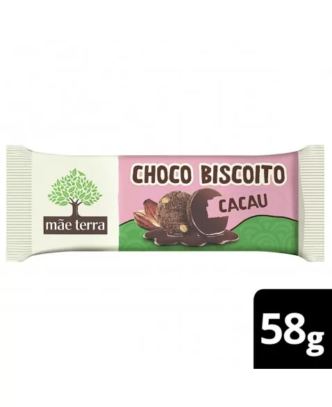 Choco Biscoito Cacau - MÃE TERRA - 58g