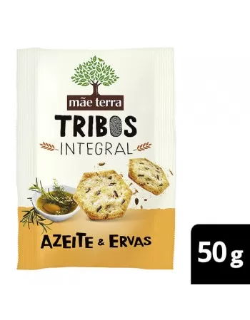 Tribos Snack Azeite Ervas Orgânico Integral - MÃE TERRA - 50g