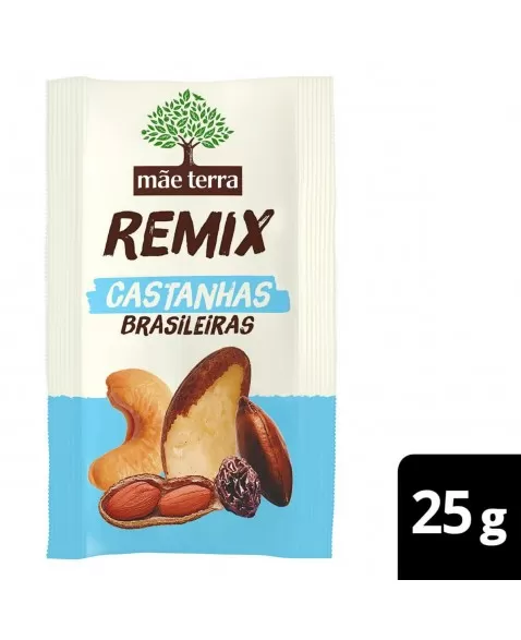 Remix Castanhas Brasileiras - MÃE TERRA - 9 x 25g