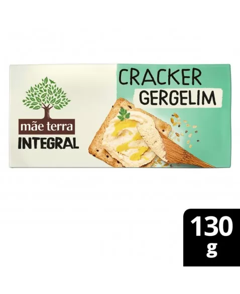 Tribos Cracker Gergelim Integral Orgânico - MÃE TERRA - 130g