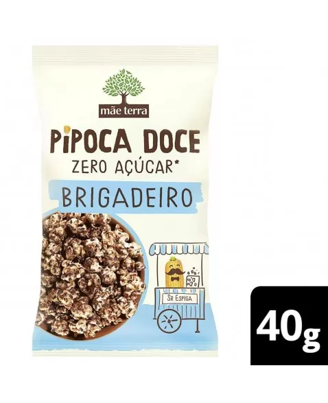 Pipoca Brigadeiro Zero Adição de Açúcar - MÃE TERRA - 35g