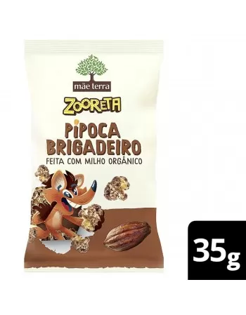 Zooreta Pipoca Brigadeiro Orgânica - MÃE TERRA - 35g