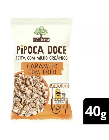 Pipoca Caramelo e Coco Orgânica - MÃE TERRA - 40g