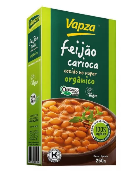 Feião Carioca Orgânico - VAPZA - 250g