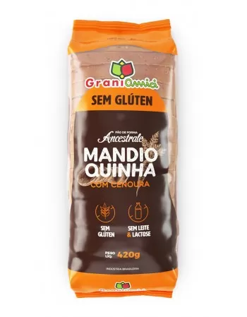 Pão de Forma Ancestrale Mandioquinha - GRANI AMICI - 420g