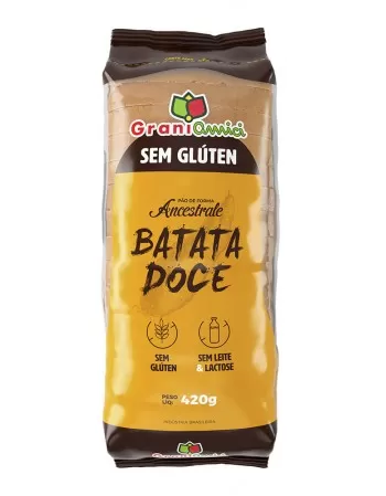 Pão de Forma Ancestrale Batata Doce - GRANI AMICI - 420g