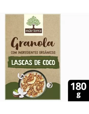 Granola Lascas de Coco Orgânica - MÃE TERRA - 180g