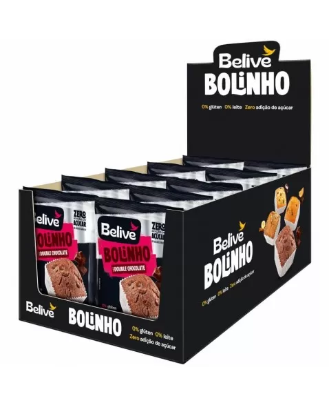 Bolinho Double Chocolate - Belive - Display 10 X 40g