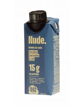 Bebida Proteica de Aveia com Baunilha e Café - NUDE - 250ml