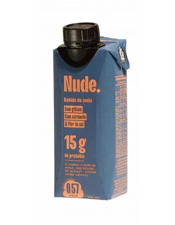 Bebida Proteica de Aveia com Caramelo e Flor de Sal - NUDE - 250ml