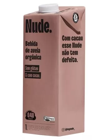 BEBIDA DE AVEIA ORGANICA CACAU NUDE 1L