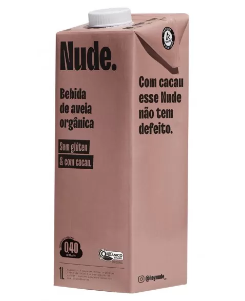 BEBIDA DE AVEIA ORGANICA CACAU NUDE 1L