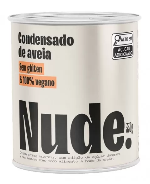 -Leite- Condensado de Aveia Sem Glúten - Nude - 330g