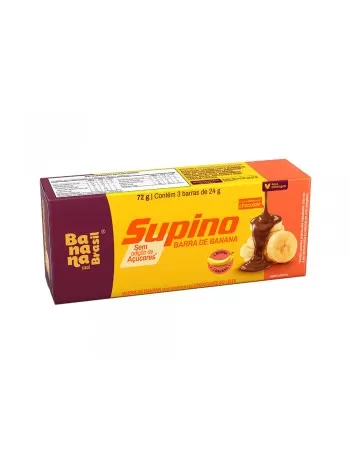 BARRA DE FRUTAS SUPINO ZERO AO LEITE SM 3X24G