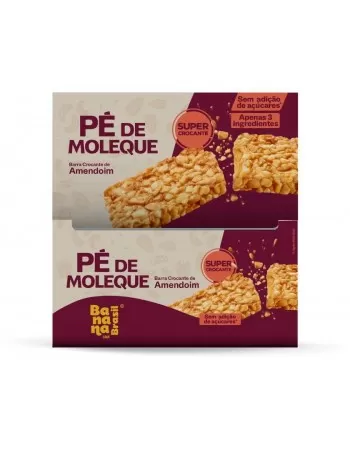 Barra Pé de Moleque - Banana Brasil - 16x20g