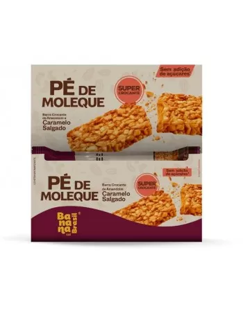 Barra Pé de Moleque Caramelo Salgado - Banana Brasil - 16x20g