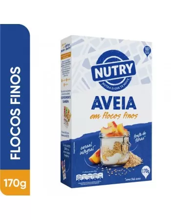 Aveia Flocos Finos - Nutry - 170g