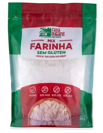 Mix de Farinha Sem Glúten - Casa Rigani - 500g