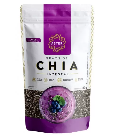 Grãos de Chia - Aster - 120g