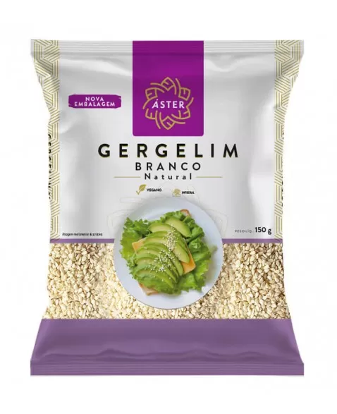 Gergelim Branco Natural - Aster - 150g