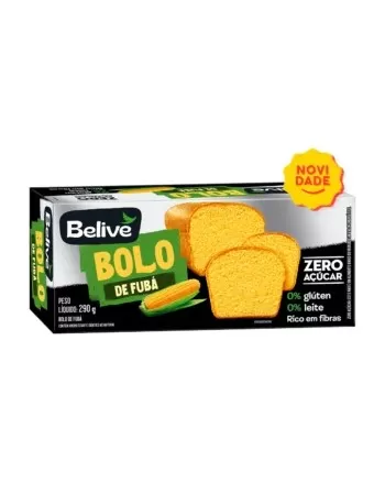 Bolo de Fubá Zero Açúcar - Belive - 290g