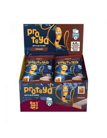 Proteyá Barra de Proteína Chocolate - Banana Brasil - Display 12 x 25g