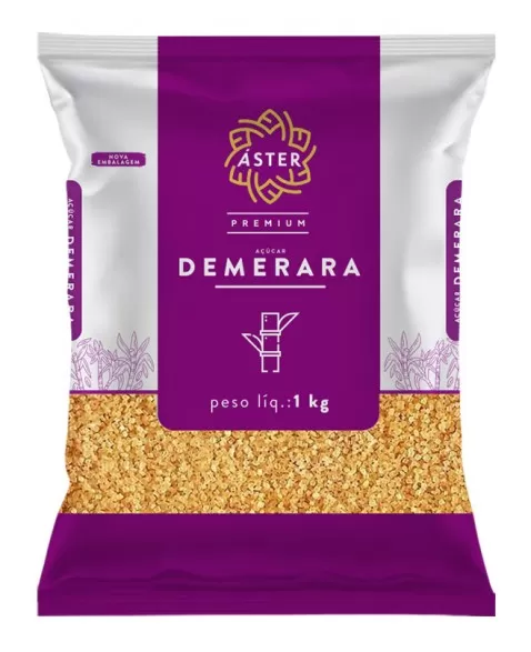 Açúcar Demerara - Aster - 1kg