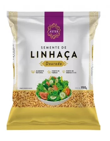 Semente de Linhaça Dourada - Áster - 150g