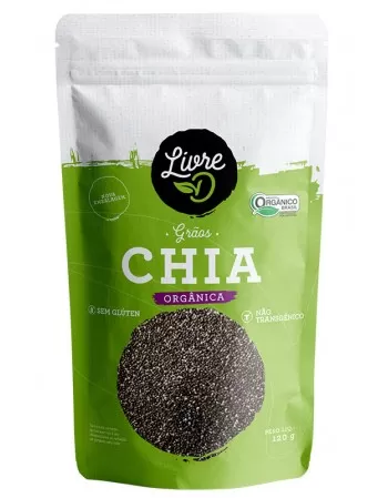 Chia em Grãos Orgânica - LivreD - 120g