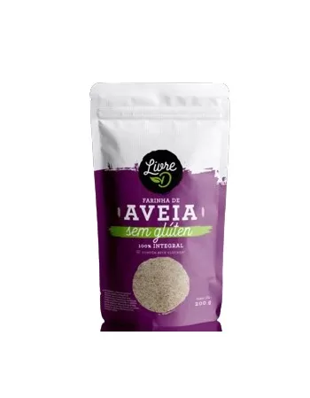 Farinha de Aveia Sem Glúten - LivreD - 200g