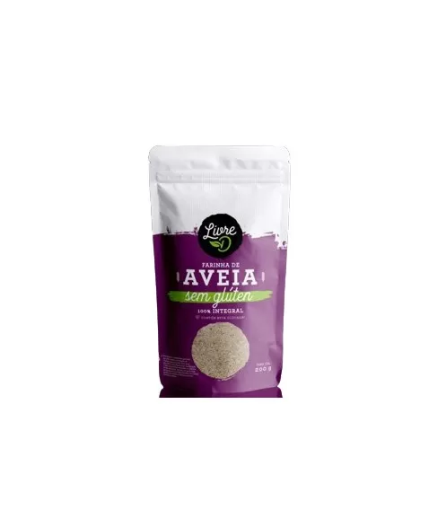 Farinha de Aveia Sem Glúten - LivreD - 200g