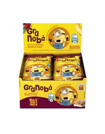 Barra de Granola Granobá Banana e Maçã - Banana Brasil - Display 12 x 20g