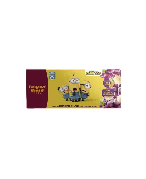 Barra de Frutas Kids Uva - Banana Brasil- Caixa 3x22g