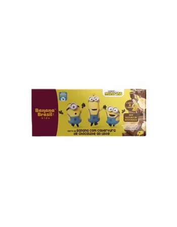 Barra de Frutas Kids Chocolate ao Leite - Banana Brasil- Caixa 3x22g