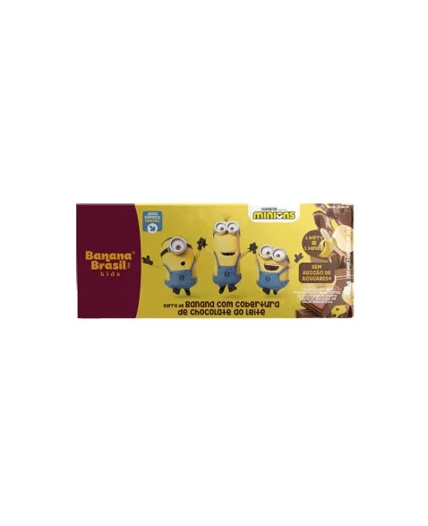 Barra de Frutas Kids Chocolate ao Leite - Banana Brasil- Caixa 3x22g