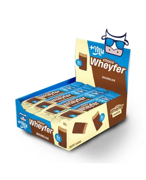 Choco Wheyfer Baunilha - +Mu - Display 12 x 25g