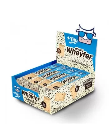 Choco Wheyfer Cookies'n Cream - +Mu - Display 12 x 25g