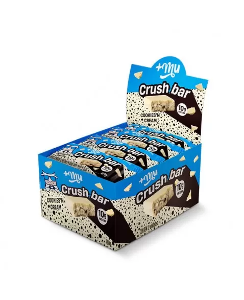 Crushbar Cookies'n Cream - +Mu - Display 12 x 40g