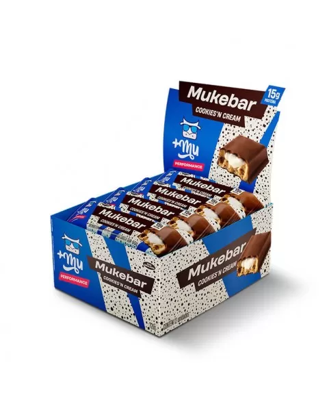 Mukebar Suplemento em Barra de Proteína Duo - +Mu - 12 x 60g