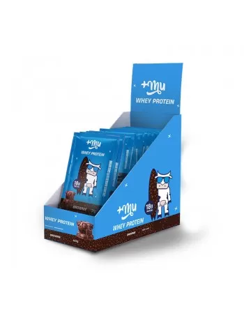 Whey Concentrado Brownie - +Mu - Display 15 x 31g