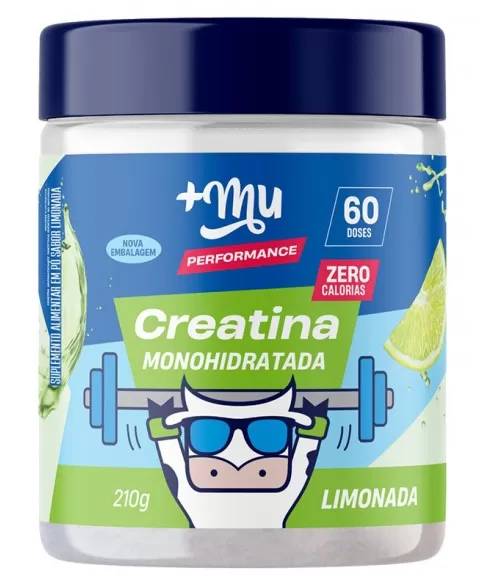 Creatina Monohidratada Limonada - +Mu - 210g