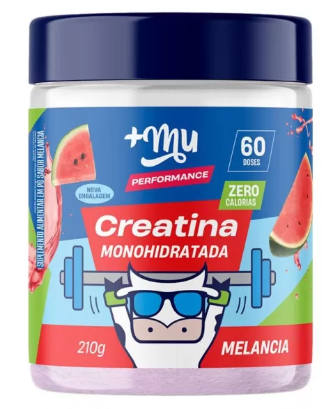 Creatina Monohidratada Melancia - +Mu - 210g