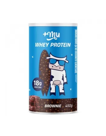 Whey Protein Concentrado Brownie - +Mu - Pote 450g