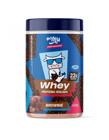 Whey Proteína Isolada Brownie +Mu- Pote 450g