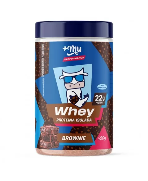 Whey Proteína Isolada Brownie +Mu- Pote 450g