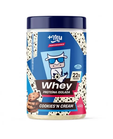 Whey - Proteína Isolada Cookies´n Cream +Mu- Pote 450g