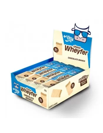 Choco Wheyfer Chocolate Branco - +Mu - Display 12 x 25g