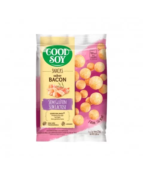 Snack de Soja e Bacon - Goodsoy - Unidade 25g