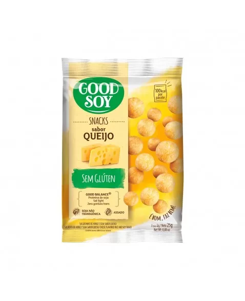 Snack de Soja e Queijo - Goodsoy - Unidade 25g